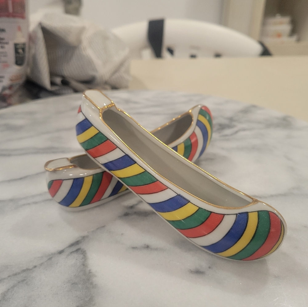 Antique Ceramic Shoes